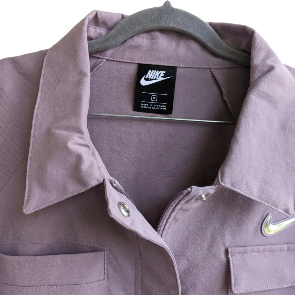 Nike Sportswear Swoosh Jacket Purple Smoke - Picture 6 of 9